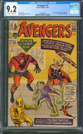 Avengers #2 CGC 9.2 Marvel Comics 1963 1st Appearance of the Space Phantom