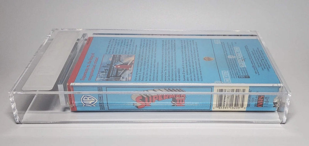 Superman III 3 BRAND NEW SEALED VHS Wraparound Watermarks VGA 85 Early Print