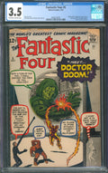 Fantastic Four #5 CGC 3.5 Marvel Comics 1962 1st Appearance of Dr. Doom
