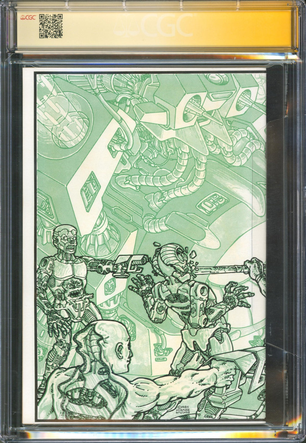 Teenage Mutant Ninja Turtles #4 CGC 9.8 Mirage 1985 Eastman Signed & Sketched