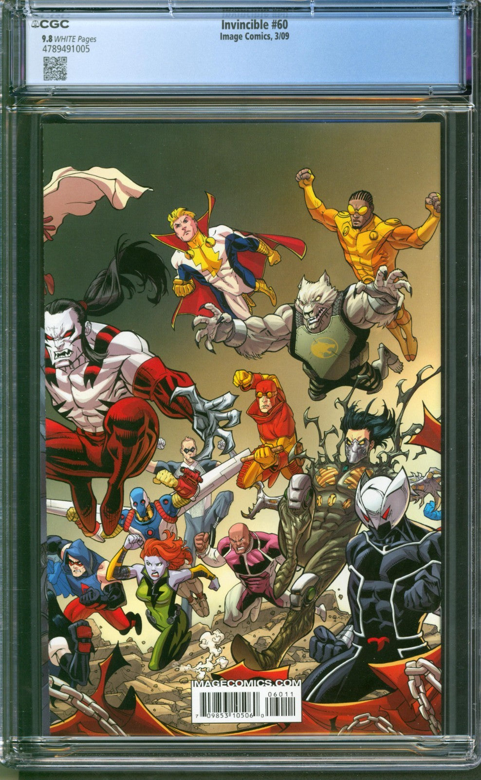 Invincible #60 CGC 9.8 Image Comics 2009 Crossover with Spawn & Savage Dragon