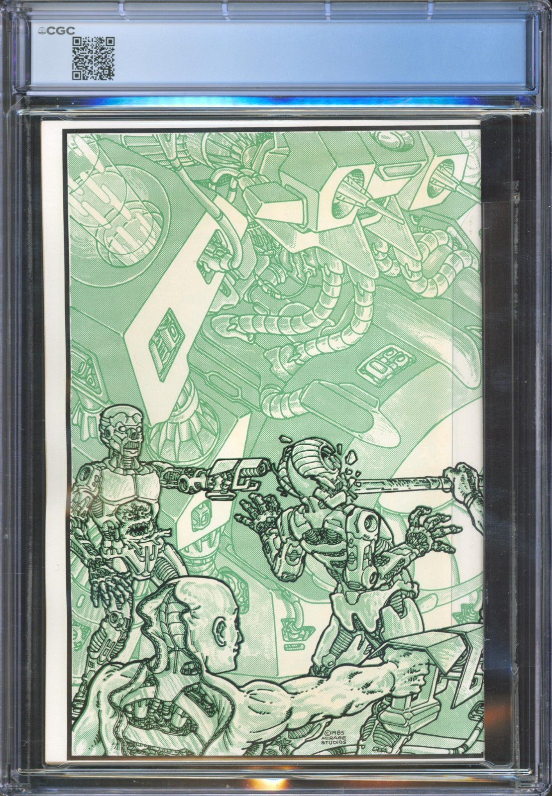 Teenage Mutant Ninja Turtles #4 CGC 9.0 Mirage 1985 Wraparound Cover