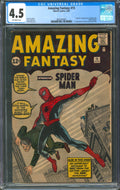Amazing Fantasy #15 CGC 4.5 Marvel Comics 1962 1st Appearance of Spider-Man