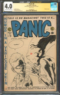 Panic #6 CGC 4.0 E.C. Comics 1954 Signed by Kevin Nowlan w/ Jack B. Quick Sketch