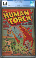 Human Torch #5 (#4) CGC 1.5 Timely Comics 1941 Alex Schomburg Sub-Mariner Cover