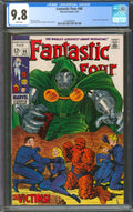 Fantastic Four #89 CGC 9.8 Marvel Comics 1969 White Pages Doctor Doom Appearance