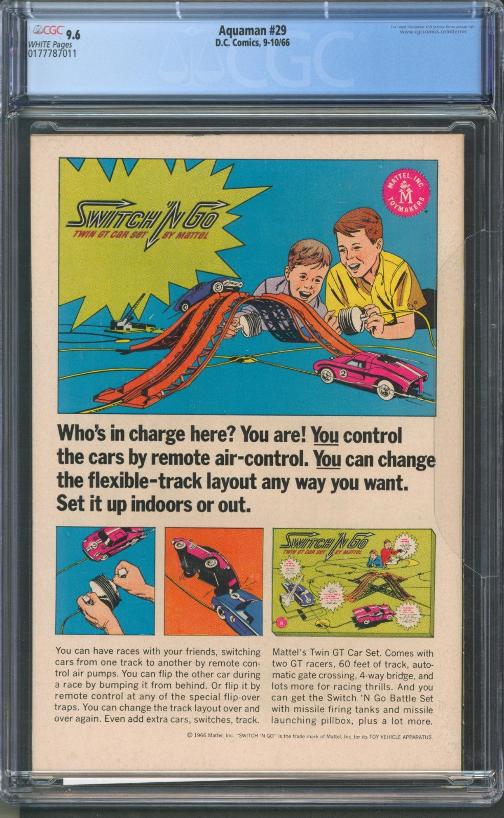Aquaman #29 CGC 9.6 D.C. Comics 1966 White Pages 1st Appearance of Ocean Master