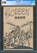 Screen Gems #nn CGC CVR D.C. Comics 1944 Ashcan for Boy Commandos #1 Cover