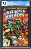 Destroyer Duck #1 CGC 9.8 Eclipse 1982 1st Appearance of Groo the Wanderer