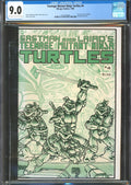 Teenage Mutant Ninja Turtles #4 CGC 9.0 Mirage 1985 Wraparound Cover
