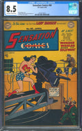 Sensation Comics #88 CGC 8.5 D.C. Comics 1949 H.G. Peter Wonder Woman Cover