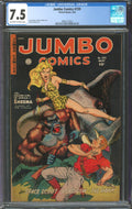 Jumbo Comics #159 CGC 7.5 Fiction House 1952 Jack Kamen Art Sheena Cover