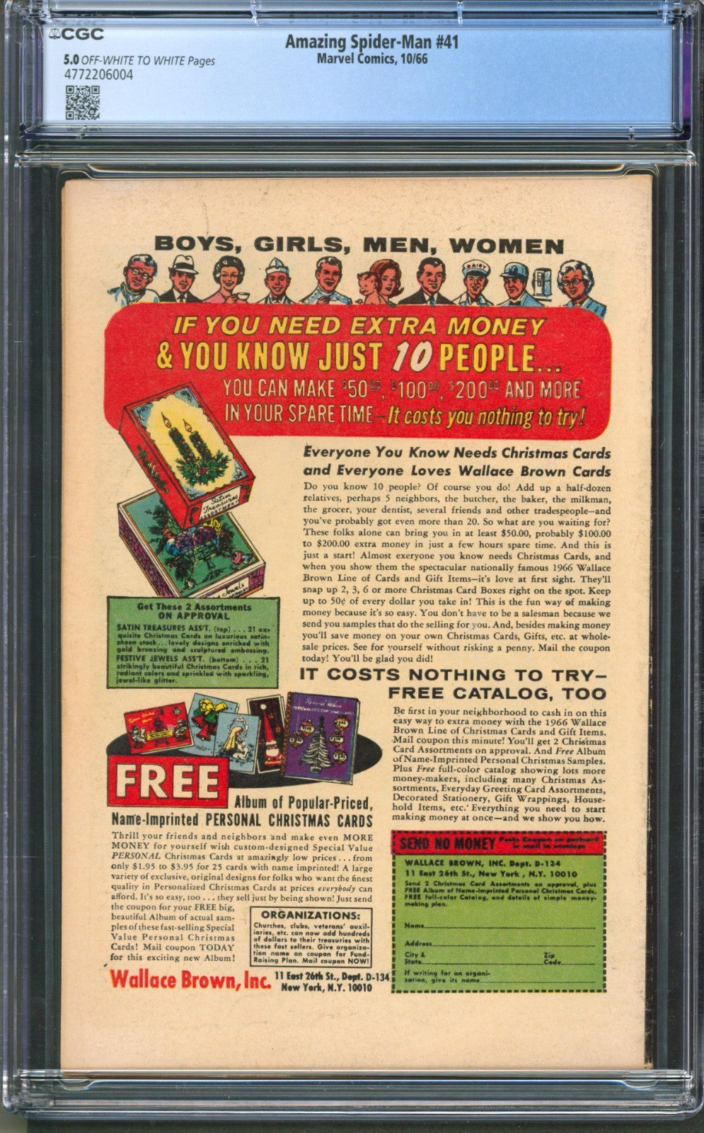 Amazing Spider-Man #41 CGC 5.0 Marvel Comics 1966 1st Appearance of Rhino