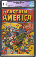 Captain America Comics #18 CGC 6.5 Timely 1942 Restored Classic Cover