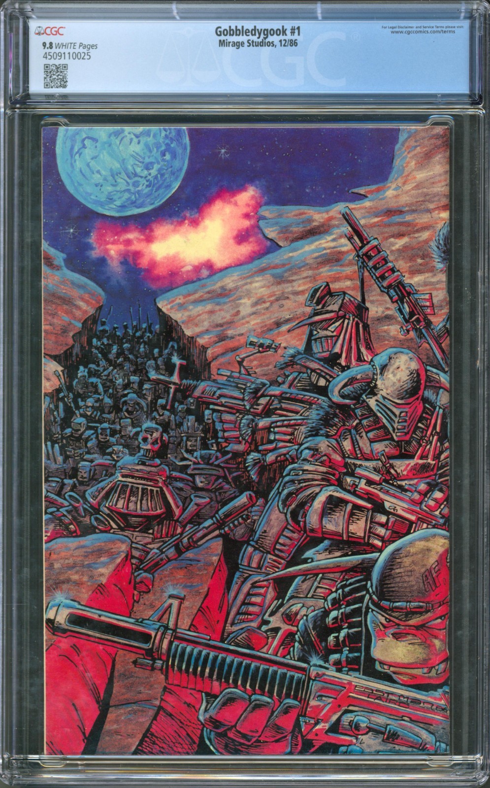 Gobbledygook #1 CGC 9.8 Mirage Studios 1986 Teenage Mutant Ninja Turtles Story