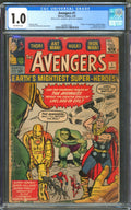 Avengers #1 CGC 1.0 Marvel Comics 1963 1st Appearance of the Avengers