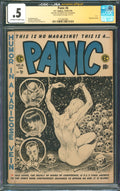 Panic #6 CGC 0.5 E.C. Comics 1954 Signed by Tim Vigil w/ Faust Cover Sketch