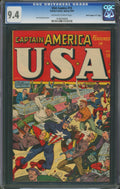 USA Comics #15 CGC 9.4 Timely 1945 Davis Crippen "D" Copy Pedigree Schomburg