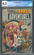 Space Adventures #12 CGC 4.5 Charlton Comics 1954 Classic Sci-Fi Cover