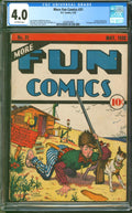 More Fun Comics #31 CGC 4.0 D.C. 1938 Full Page Ad for Action Comics #1 Superman