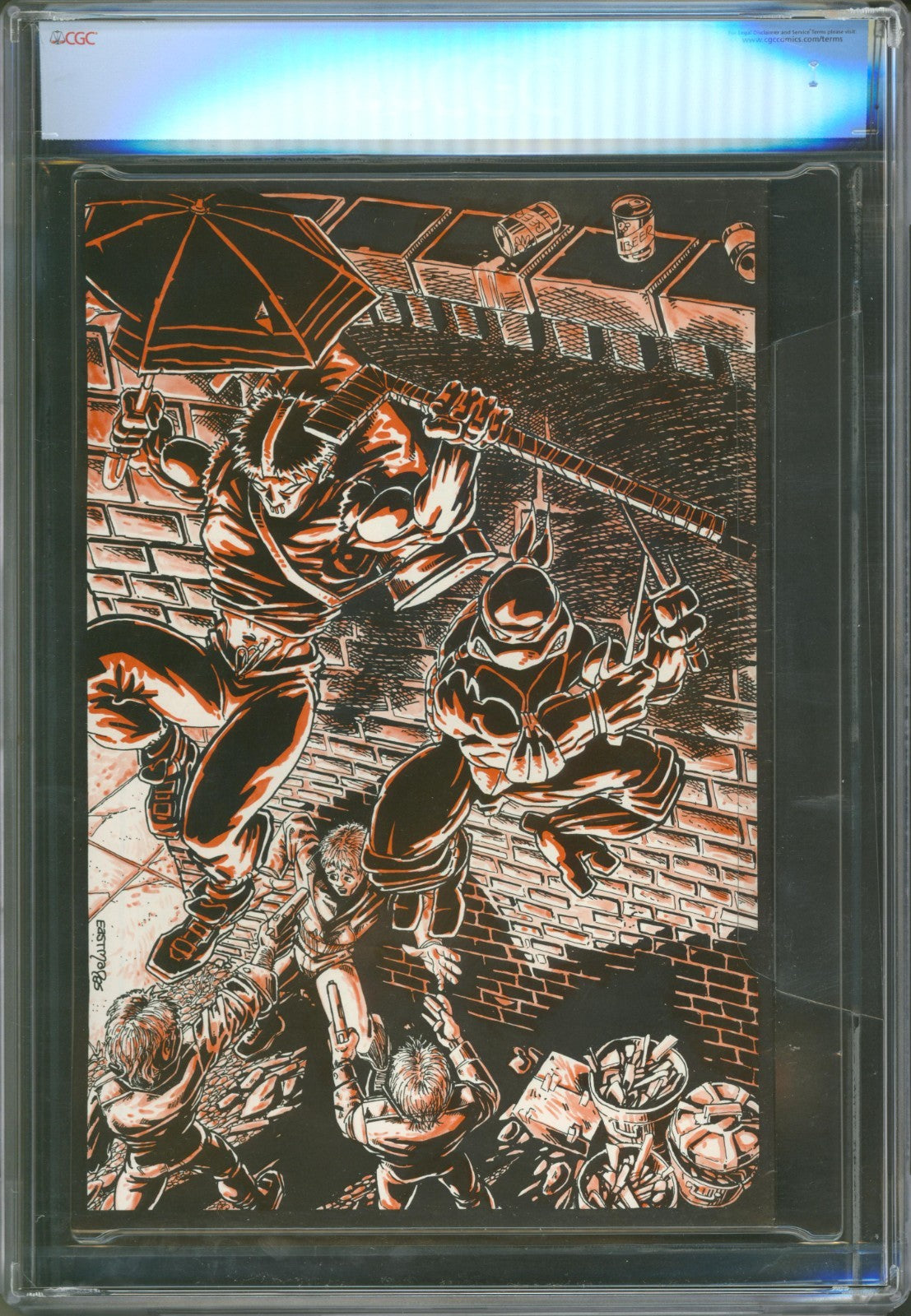 Raphael #1 CGC 8.5 Mirage Studios 1985 1st Appearance of Casey Jones