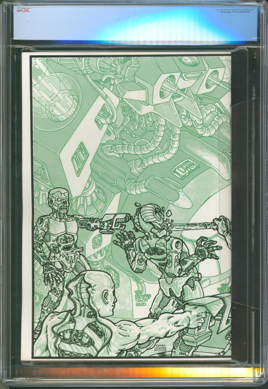 Teenage Mutant Ninja Turtles #4 CGC 9.4 Mirage Studios 1985 1st Print