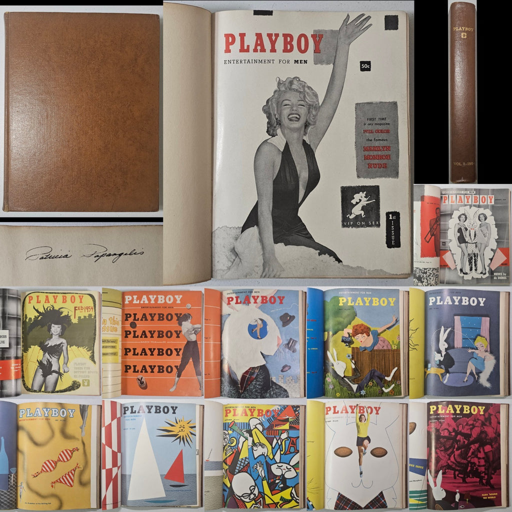 Playboy #1-12 The Complete First Year Bound Volume (HMH Publishing, 1953-54)