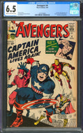 Avengers #4 CGC 6.5 Marvel Comics 1964 1st Silver Age Captain America Appearance