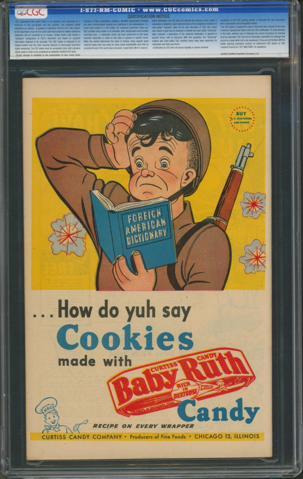 USA Comics #15 CGC 9.4 Timely 1945 Davis Crippen "D" Copy Pedigree Schomburg