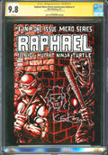 Raphael Micro-Series Anniversary Edition #1 IDW 2019 Eastman Signed & Sketched