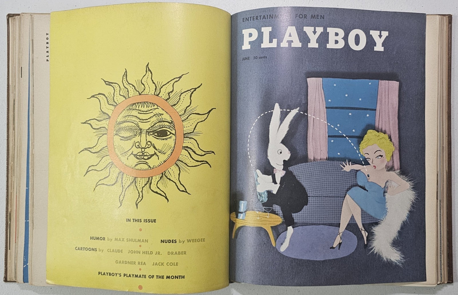 Playboy #1-12 The Complete First Year Bound Volume (HMH Publishing, 1953-54)
