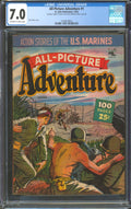 All-Picture Adventure #1 CGC 7.0 St. John Publications 1952 Matt Baker War Cover