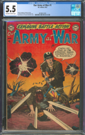 Our Army at War #1 CGC 5.5 D.C. Comics 1952 Carmine Infantino Cover 1st Issue