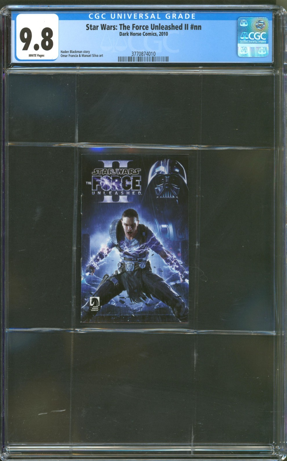 Star Wars: The Force Unleashed II #nn CGC 9.8 Dark Horse Comics 2010 Mini Comic