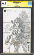 Wonder Woman #750 CGC 9.8 D.C. Comics 2020 Lee Sketch Cover Signed by Jim Lee