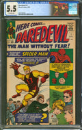 Daredevil #1 CGC 5.5 Marvel Comics 1964 1st Appearance of Matt Murdock