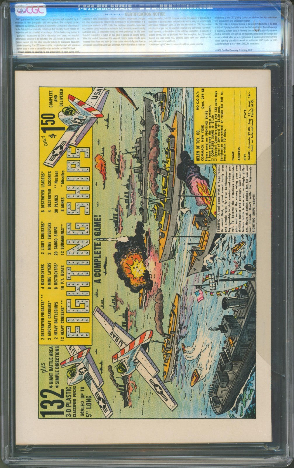 80 Page Giant #11 CGC 9.8 D.C. Comics 1965 Superman Pacific Coast Pedigree